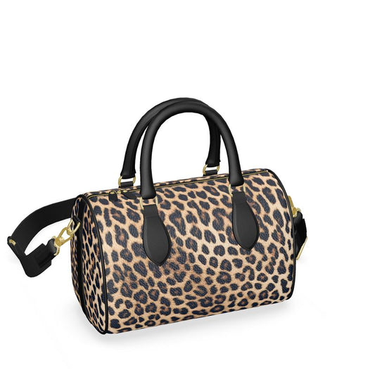 Leather Handbag Leopard